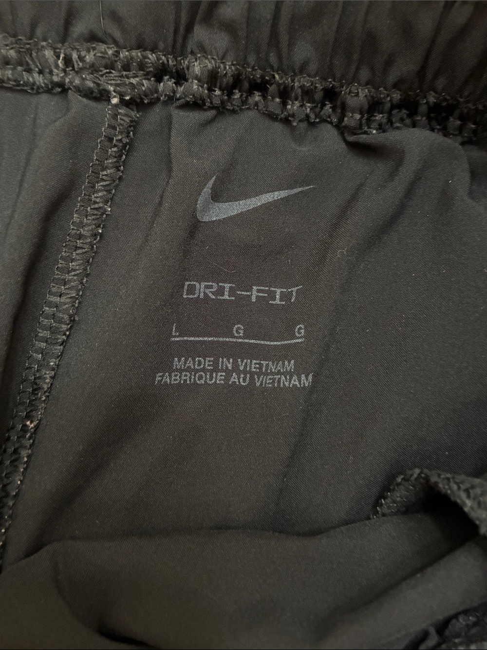 Nike Black Kids' Jogger Sweatpants with White Swoosh - Picture 2 of 5